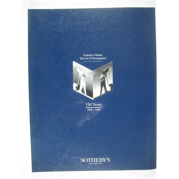 Sotheby's Auction Catalog Photographs 1989 Weston Adams Mapplethorpe Tice 5833 - Picture 7 of 7